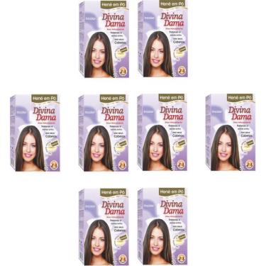 Imagem de HENE EM PO DIVINA DAMA JABORANDI 10x50GR INCOLOR, 08-400GR