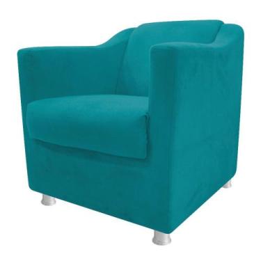 Imagem de kit 02 Poltrona Cadeira e  01 Namoradeira Babel Recepção Sala de Estar