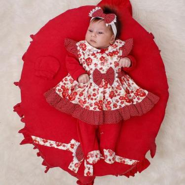 Imagem de Saída de Maternidade para Bebê Menina  Ísis 05 Peças - Pandora Baby En