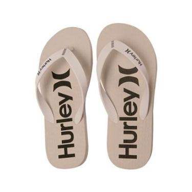 Imagem de Chinelo Hurley Branco One&only Hu0001 Masculino-Masculino