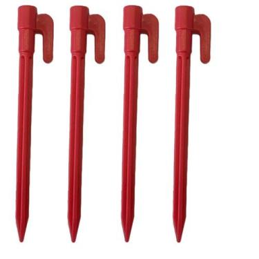 Imagem de Kit 4 Estacas PEQUENA 14,5CM P/ Barraca Quadra Areia Camping Gramado G