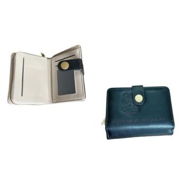 Imagem de Bolsa de Mão/Carteira Feminina Zíper Porta Moedas e cartões - Blook, P