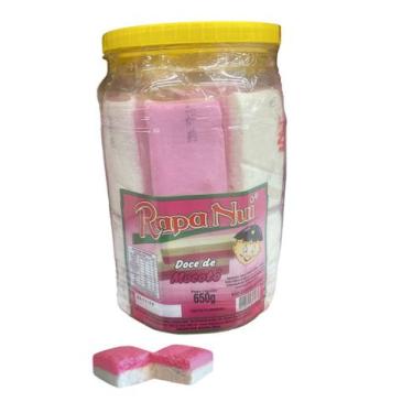 Imagem de Doce De Mocotó Pote de 650g sabor Baunilha e morango - Rapa Nui