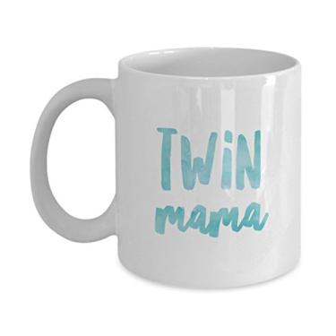 Imagem de Twin Mama - xícara de chá ou café - caneca - mãe dos gêmeos - presente