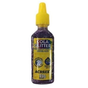 Imagem de Cola Glitter 528 Lilás 23 Gramas Acrilex