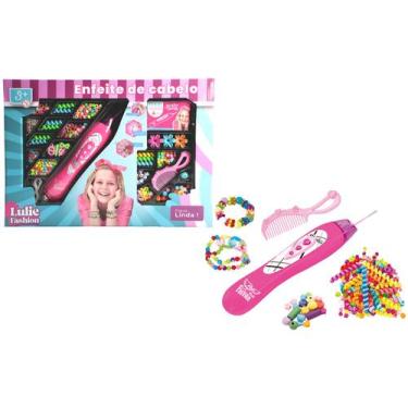 Imagem de Kit de Miçangas Enfeite de Cabelo Lulie Fashion, Azul