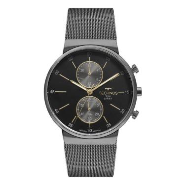 Imagem de Relógio Technos Masculino Ref: Vd36Ac/1F Dual Time Slim