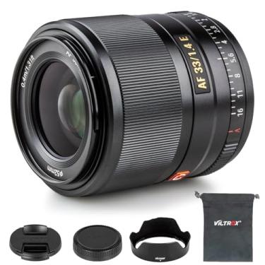 Imagem de VILTROX Lente de 33 mm f/1.4 para Sony E-Mount 33 mm f1.4 APS-C Lente de abertura grande E Mount para câmeras Sony A7II A7RII A7SII A7SIII A7III A7IV A7RV A9 A9II FX3 FX6 ZVE1 A6600 A6500 A6400 A6400
