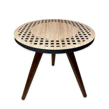Imagem de Mesa De Canto Apoio Pequena Decor Tamako - Ref 06 Madeira