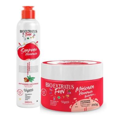 Imagem de Shampoo e Máscara Fun Hidratante Antidanos Bio Extratus