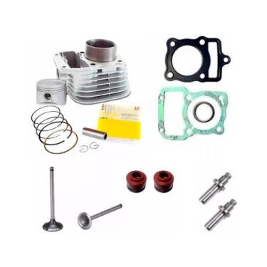 Imagem de Kit Cilindro TITAN 99 XLR 125 Cilindro Valvula Retentor Juntas - METAL