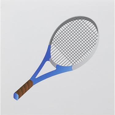 Imagem de 3dRose Cartões comemorativos, Vamos jogar tênis, conjunto de 6 (gc_109030_1)