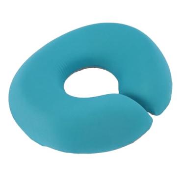 Imagem de Travesseiro de Descanso Facial, Travesseiro de Massagem Facial Oco Respirável Após a Cirurgia, Macio e Confortável para Cama de Beleza (Azul)