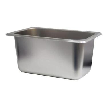 Imagem de 18 Cubas Gn Inox Gastronômica 1/4 X 100 Rechaud Buffet Alça - AZ135