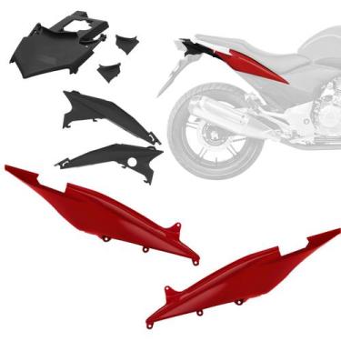 Imagem de Kit Carenagem Moto Honda CB 300R 2010 a 2012 3 Peças Pro Tork Substitu