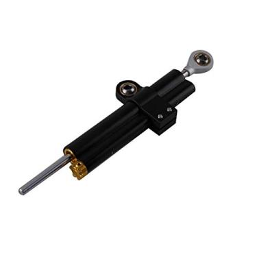 Imagem de HEPUP Novo amortecedor de direção Ohlin ajustável para motocicleta ATV Racing Accessories para Kawasaki 400 CB650F YZF-R3 R25 (preto)