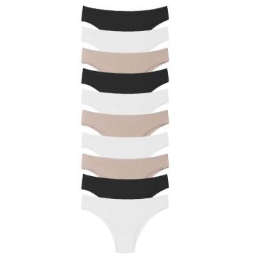 Imagem de Kit C/ Dez Calcinhas de Algodão - QLC SPORT, GG, Sortido