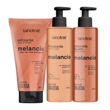 Imagem de Kit Experiência de Banho labotrat Melancia Esfoliante 150g + Hidratante + Sabonete Líquido