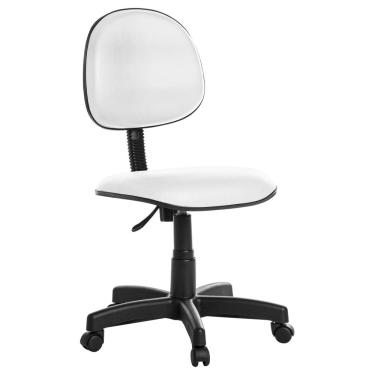 Imagem de Cadeira de Escritório Executiva Branca em Malha e Vinil