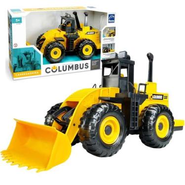 Imagem de Carregadeira Carrinho Brinquedo Trator Mini Veículo Infantil Caminhão 