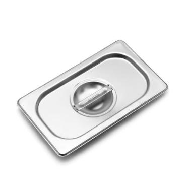 Imagem de Tampa para Cuba Gastronômica GN 1/4 Vaccarin - Aço Inox e Modelo Europ
