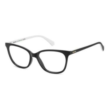 Imagem de Armação De Óculos Polaroid Pld D560 807 53 Preto Brilho-Feminino