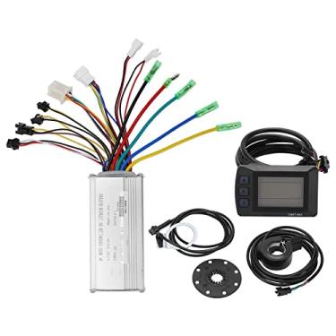 Imagem de Kit de conversão de bicicleta elétrica 22A Controlador 36V 48V Controlador de velocidade comum com painel de exibição OMTM3 para 500W Motor Diy Bicicleta elétrica Scooter elétrico