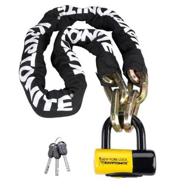 Imagem de Kryptonite New York FAHGETTABOUDIT 1415 14mm Chain & New York Lock 15mm Disc Lock, Black