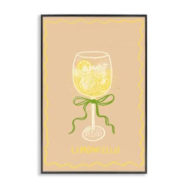 Imagem de Stupell Industries Limoncello com fita preta emoldurada Giclee Art Design por Florentina Dolci, 12 x 18
