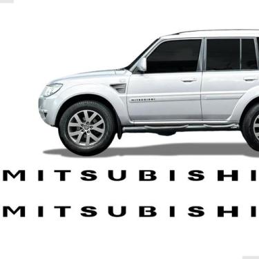Imagem de Par De Adesivos Mitsubishi Friso Lateral Para Pajero Tr4 - SPORTINOX, 