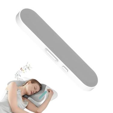 Imagem de Alto-falante embaixo do travesseiro com Bluetooth, reprodução de cartão de memória, função de temporizador/controle de volume, design macio plano de base profunda para dormir e entretenimento na hora