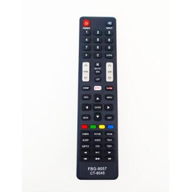 Imagem de Controle Remoto Semp TCL Ct-8045 55l5400 55l7400 com Netflix - Ciriaco