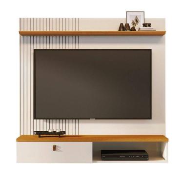 Imagem de Painel Bancada Suspensa Para 60 Polegadas íris - 7 Decor Cinamomo E Off White