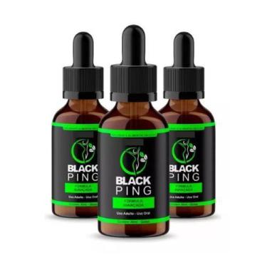Imagem de 3x Black Ping Gotas 30ml Original - NPN Health