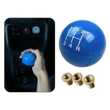 Imagem de Manopla De Cambio Azul Universal Tunning 5 marchas Estilo BR - Veon, A