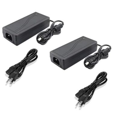 Imagem de HOUHUI Fonte De Alimentação 12 V, 2 Unidades, Adaptador Ca/Cc 6 A E 72 W, Transformador Conversor Ca Para Cc 100-240 V Com Plugue 5,5 X 2,1 Mm Câmeras Segurança, Roteadores Monitores Fita Led