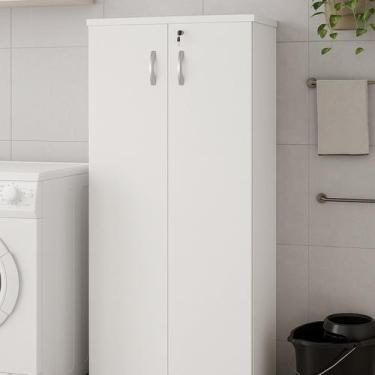 Imagem de Armário Alto Multiuso 2 Portas Fechado 160,5x80,5cm - Netmobil