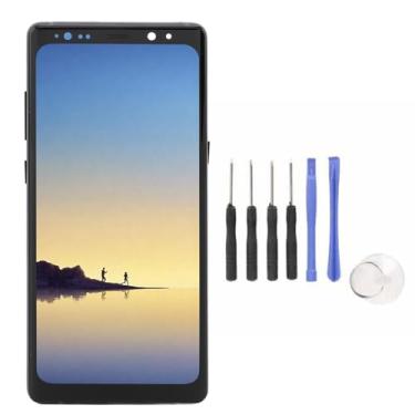 Imagem de Zopsc LCD Display Touch Screen Digitalizador Montagem TFT Substituição da Tela LCD Para Nota 8 6,3 Polegadas 1440x2960px 522ppi Com Quadro e Ferramentas de Reparo Kit (BLACK)