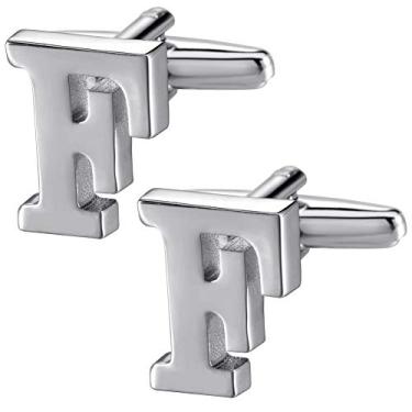 Imagem de Abotoaduras HAWSON para homens tom prata acessório de camisa masculina Prata