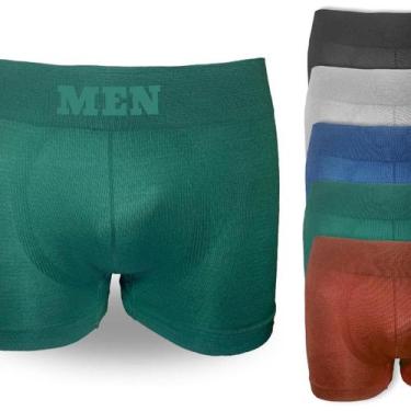 Imagem de Kit 8 Cueca Boxer Respirável Masculina Adulto Conforto - Viére, G/GG, 