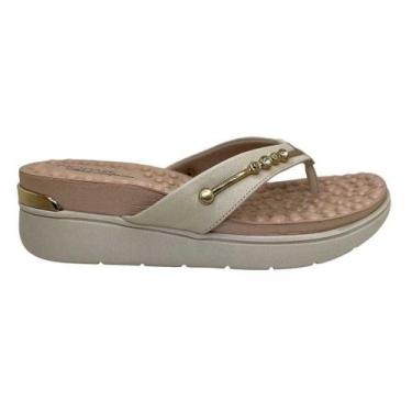 Imagem de Tamanco Feminino Modare Ultraconforto Ortopedico, Creme, 36