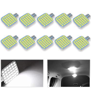 Imagem de 10 peças T10 921 922 912 194 lâmpadas LED interior RV, lâmpadas de LED super brilhantes iluminação de substituição 36-SMD 2835 6500K branco frio para 12V RV trailer trailer motorhome barco domo carro