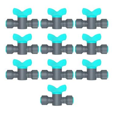 Imagem de Rain Seer Válvula reta rápida para tubo de irrigação de 12 mm, acessórios de sistema de irrigação por gotejamento, acessórios de irrigação convenientes para jardim doméstico, casca de vegetais