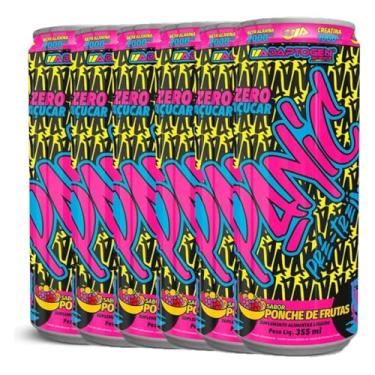 Imagem de Panic Energy 355ml Fardo Pack com 6 unidades Ponche de Frutas