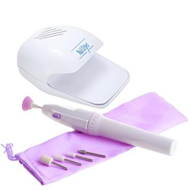 Imagem de Kit Manicure Secador Lixadeira Eletrica Unha Cabine Estufa