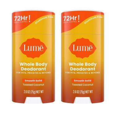 Imagem de Desodorante Lume Whole Body Smooth Solid Stick 76 mL x 2 coco torrado