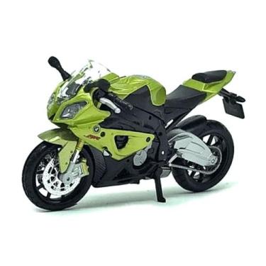 Imagem de Miniatura Moto Bmw S1000 Rr 1/18 Amarelo Maisto 35300