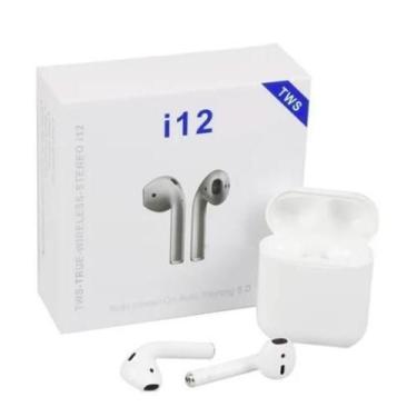 Imagem de Fone Ouvido Bluetooth I12 V5.0 Conexão Estável E Microfone - Twsi12