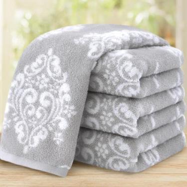 Imagem de Toalhas de mão VOOVA e MOVAS Algodão Quick Dry Lightweight Grey - VOOV