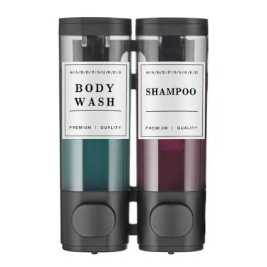 Imagem de Dispensador de shampoo e condicionador Cabo Deseado 2 câmaras 300mL